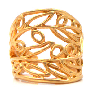 Olive Branch Ring - 24K Gold Vermeil