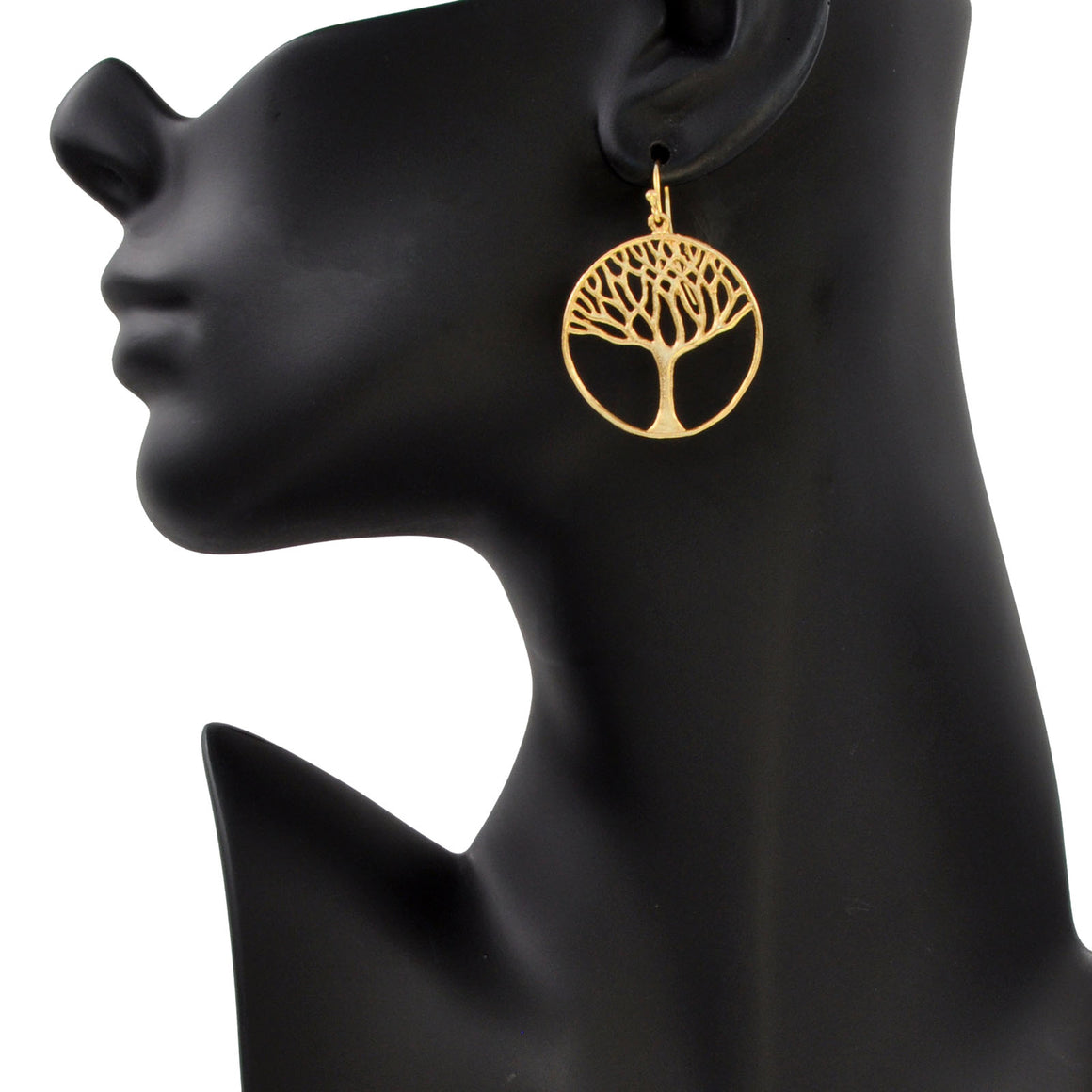 Tree of Life Earrings (Large) - 24K Gold Plated