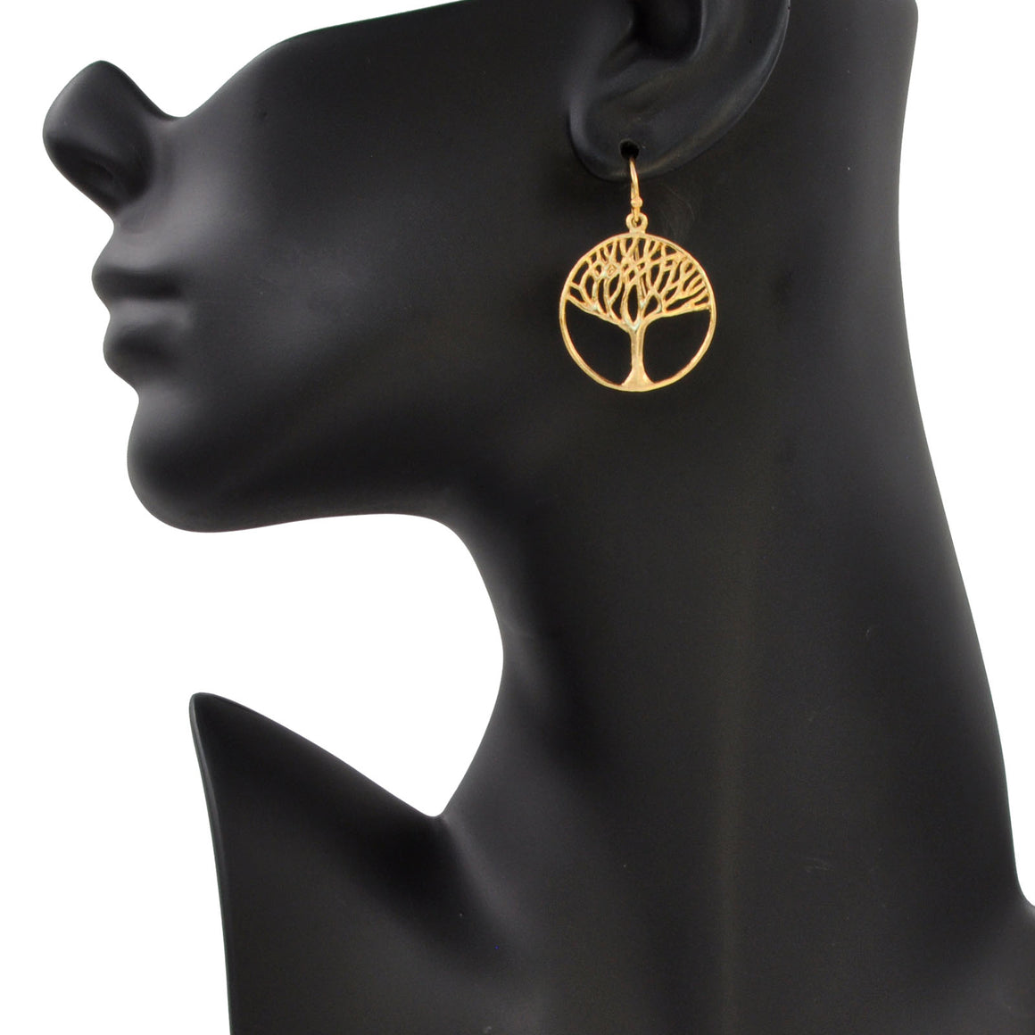 Tree of Life Earrings (Medium) - 24K Gold Plated