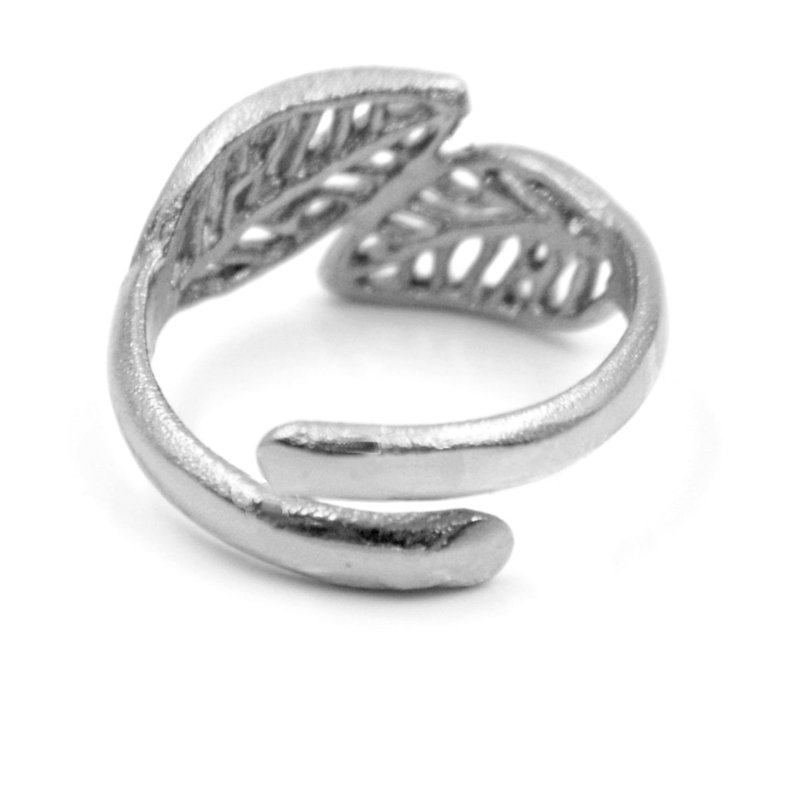 Birch Leaf Ring- Sterling Silver