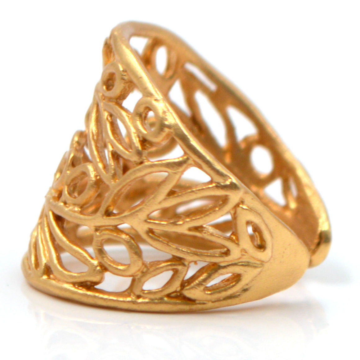 Olive Branch Ring - 24K Gold Vermeil