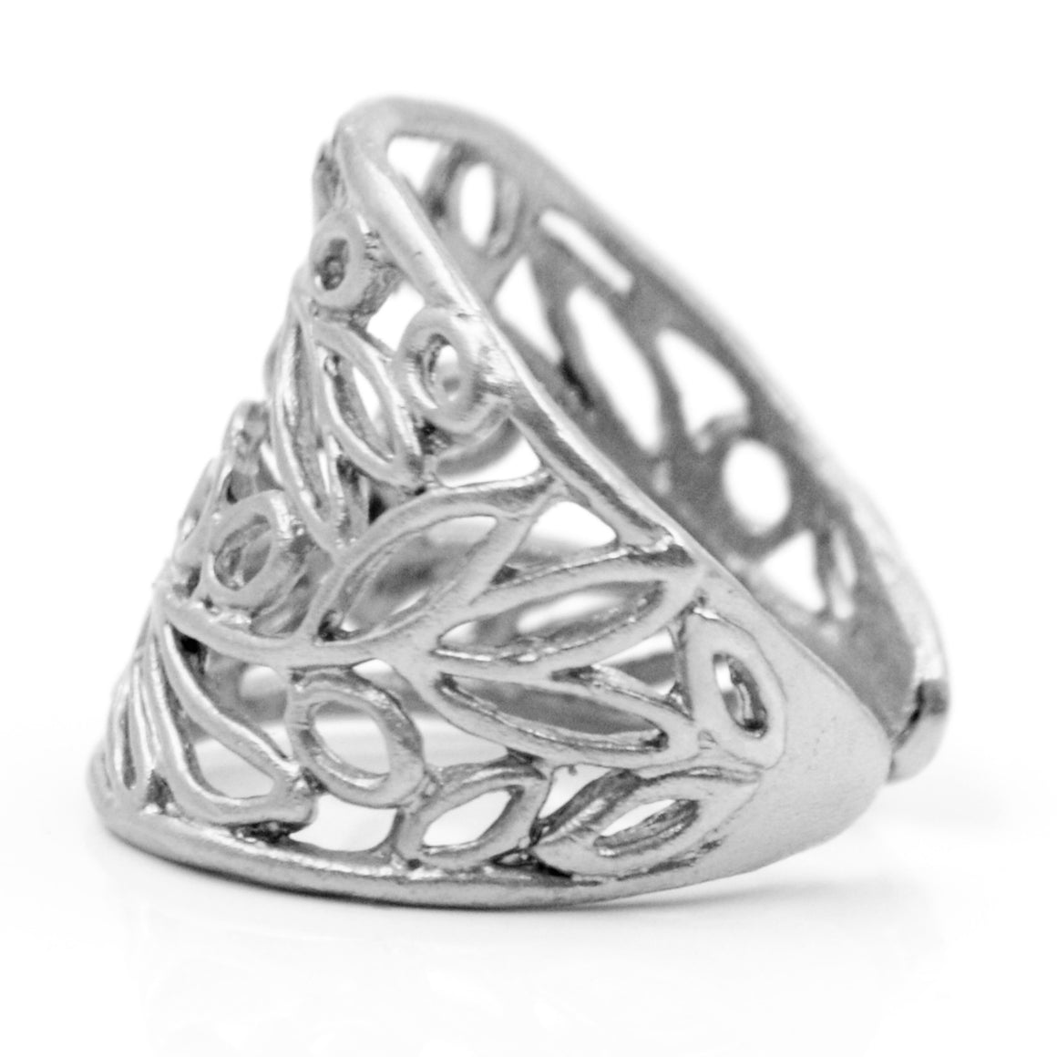 Olive Branch Ring - Sterling Silver